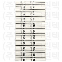 무늬택/한줄 - 흰색