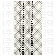 무늬택/그물 - 흰색